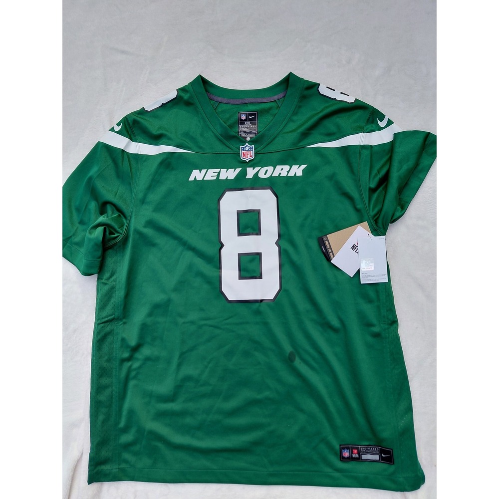 Nike New York Jets Aaron Rodgers 8 Game Jersey Green Mens XXL New